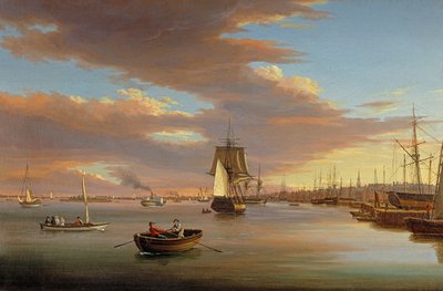 Am Delaware von Thomas Birch